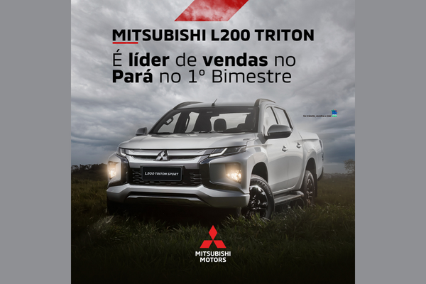 Mitsubishi L200 Triton é líder de vendas no Pará no 1º Bimestre