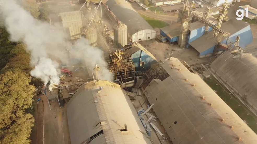 Explosão em silo de cooperativa agroindustrial de Palotina deixa 2 mortos e 9 desaparecidos