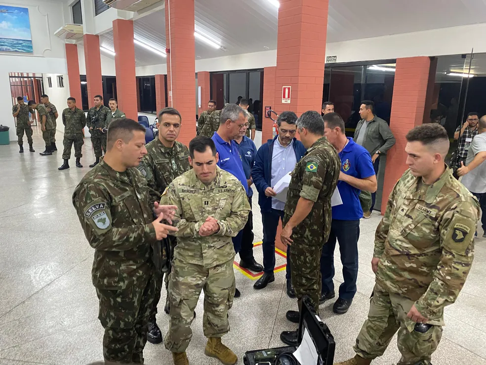 Tropa dos EUA chega à Amazônia para treinamento com Exército