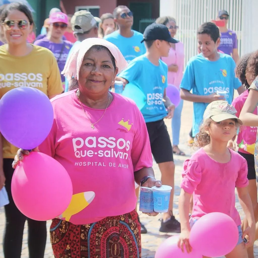 Voluntários de Rio Maria realizaram a caminhada “Passos que Salvam”