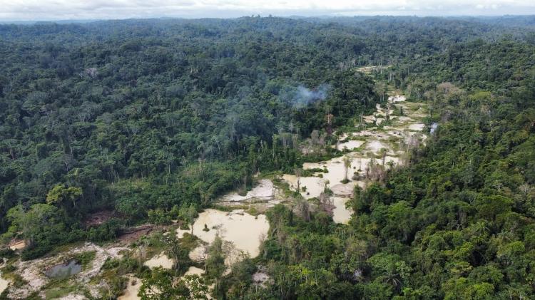 PF apreende equipamentos e armas de garimpeiros que voltaram para Terra Yanomami