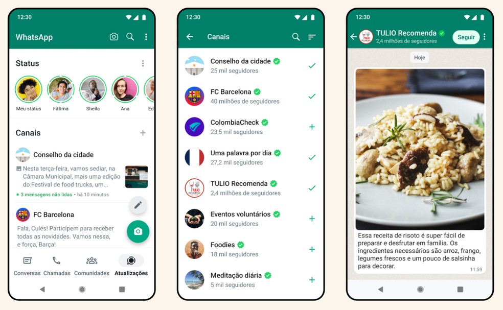 WhatsApp lança 4 recursos de compartilhamento em canais de transmissão