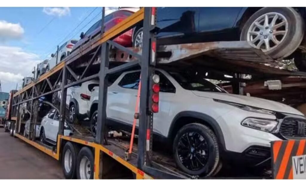Carros avaliados em mais de R$ 1 milhão são apreendidos após perseguição policial em Conceição do Araguaia