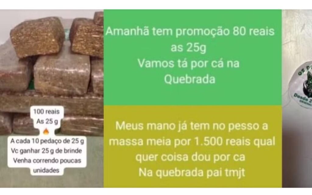 Suspeitos são presos após anunciar promoção de drogas em grupos de mensagens: ‘Venha correndo, poucas unidades’