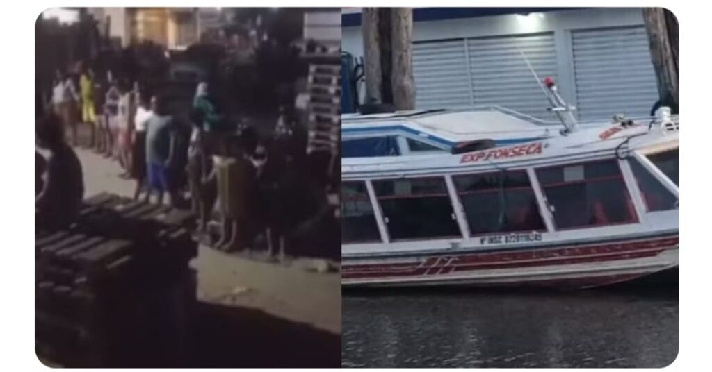 População faz vigília após lancha com passageiros desaparecer no Pará