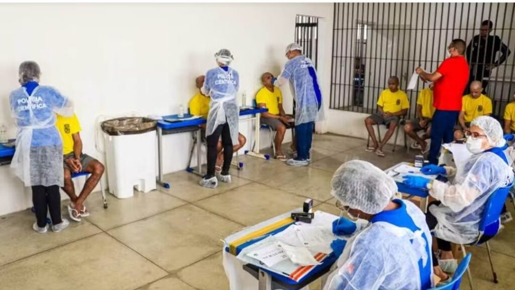 DNA de presos do PA são coletados para formação de banco genético e auxílio em investigações de crimes