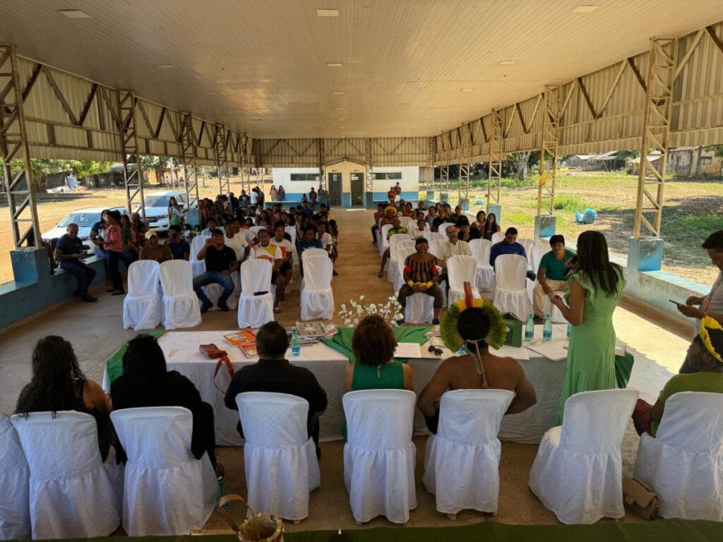 Curso de Licenciatura Intercultural Indígena na Terra Indígena Kayapó, em Cumaru do Norte