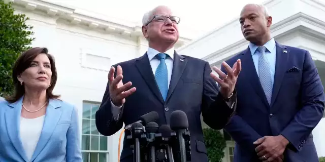Kamala Harris escolhe governador Tim Walz, de Minnesota, para ser candidato a vice-presidente