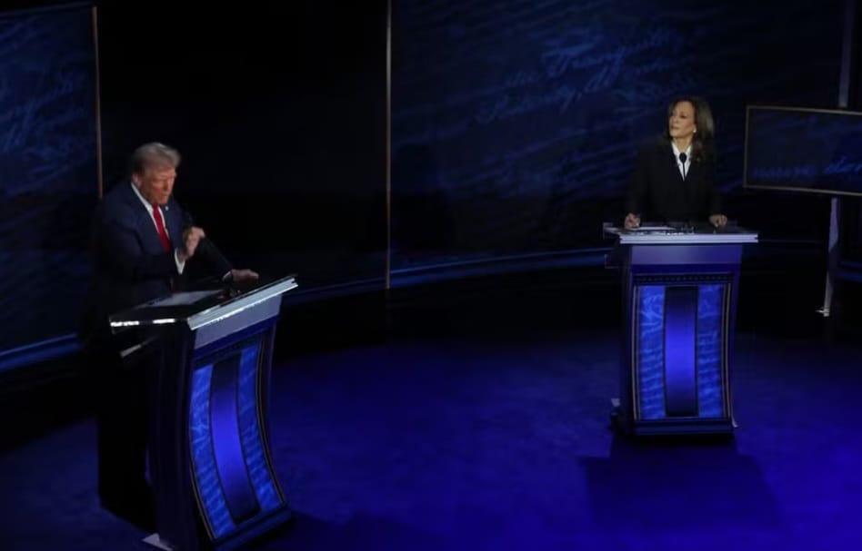 Debate nos EUA tem Kamala partindo para o ataque e Trump na defensiva