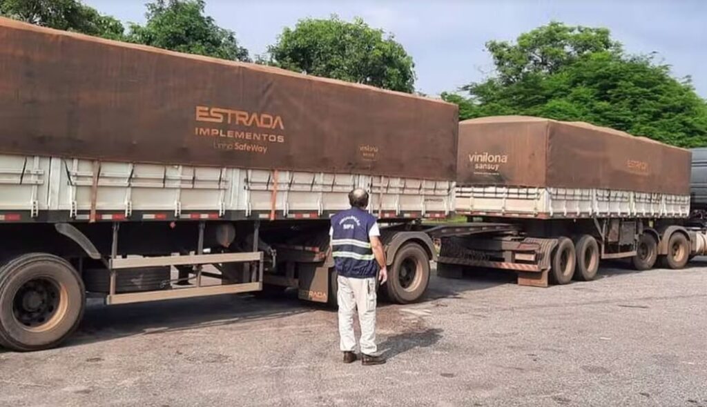 Em Conceição do Araguaia, fiscais apreendem 48 toneladas de alimentos destinados a cestas básicas