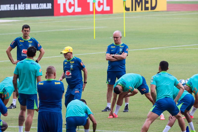 Seleção Brasileira treina em Belém para enfrentar a Venezuela