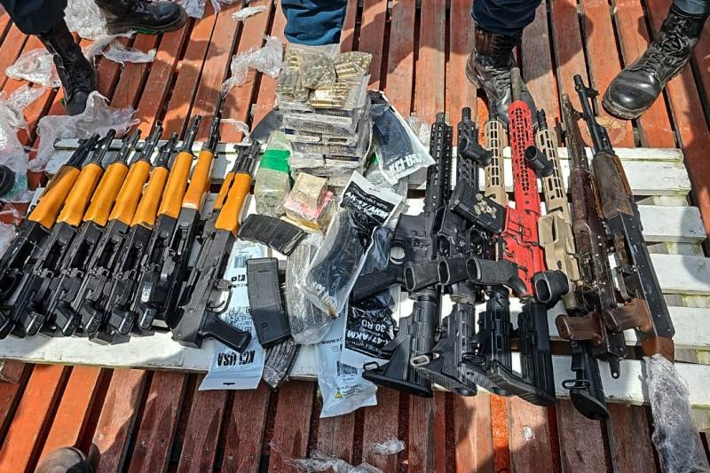 Ação integrada realiza a maior apreensão de fuzis AK-47 no Pará