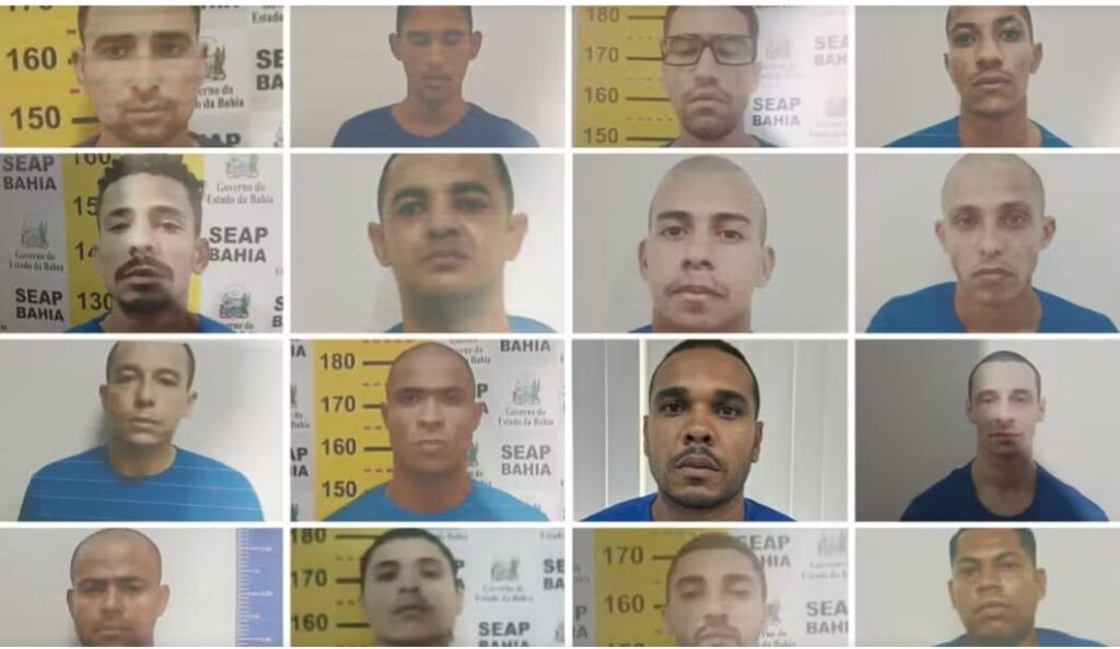 Grupo armado invade prisão na Bahia e liberta chefe de facção e mais 15