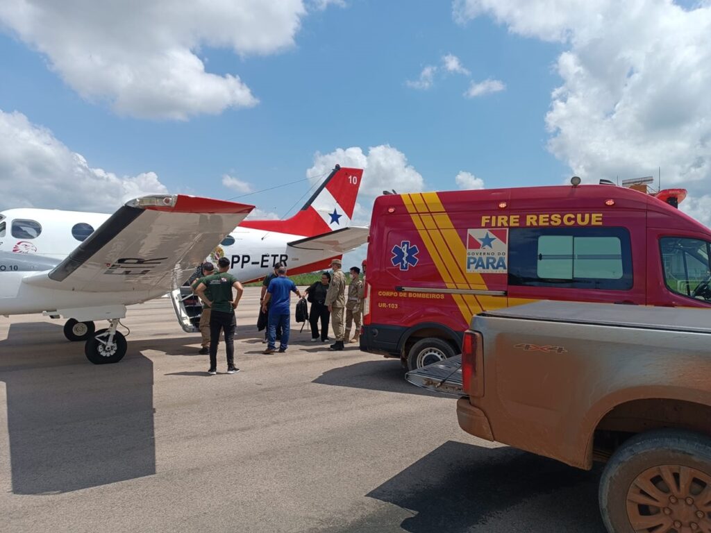 Servidora da Semas sofre acidente de trânsito, em São Félix do Xingu, e é resgatada de avião