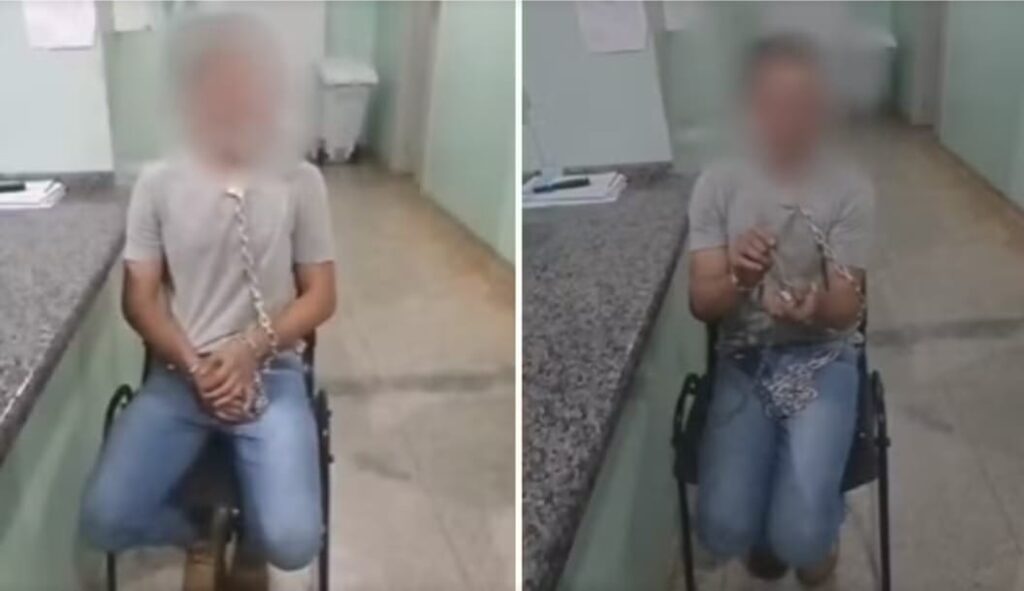 Em GO, Jovem é acorrentado e torturado pelo patrão após suposto furto, diz polícia