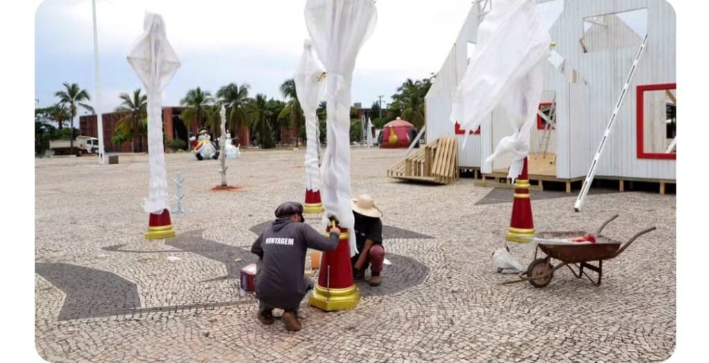 Decoração de Natal da Praça dos Girassóis e Palácio Araguaia vai custar R$ 12 milhões ao governo do Tocantins