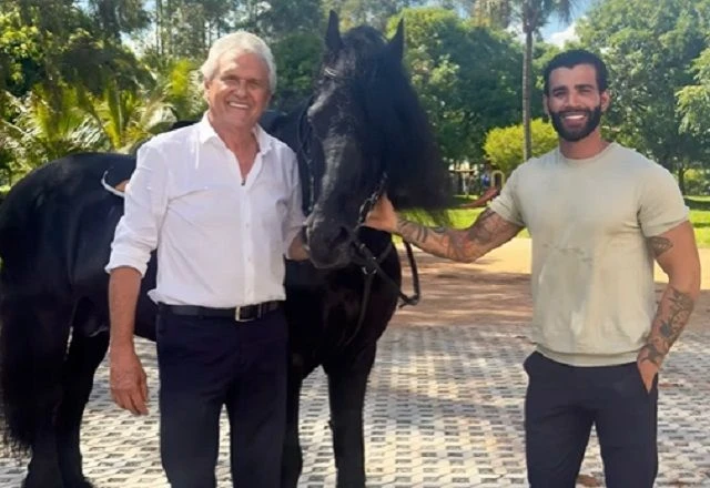 Caiado convida Gusttavo Lima para se filiar ao União Brasil