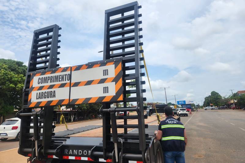 Sefa apreende drone e prancha para caminhão