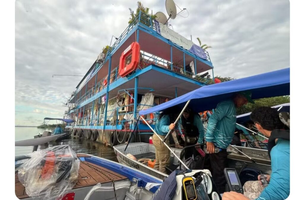 Pesquisadores percorrem Rio Araguaia em ‘barco hotel’ para mapeamento que ajuda na preservação da bacia hidrográfica