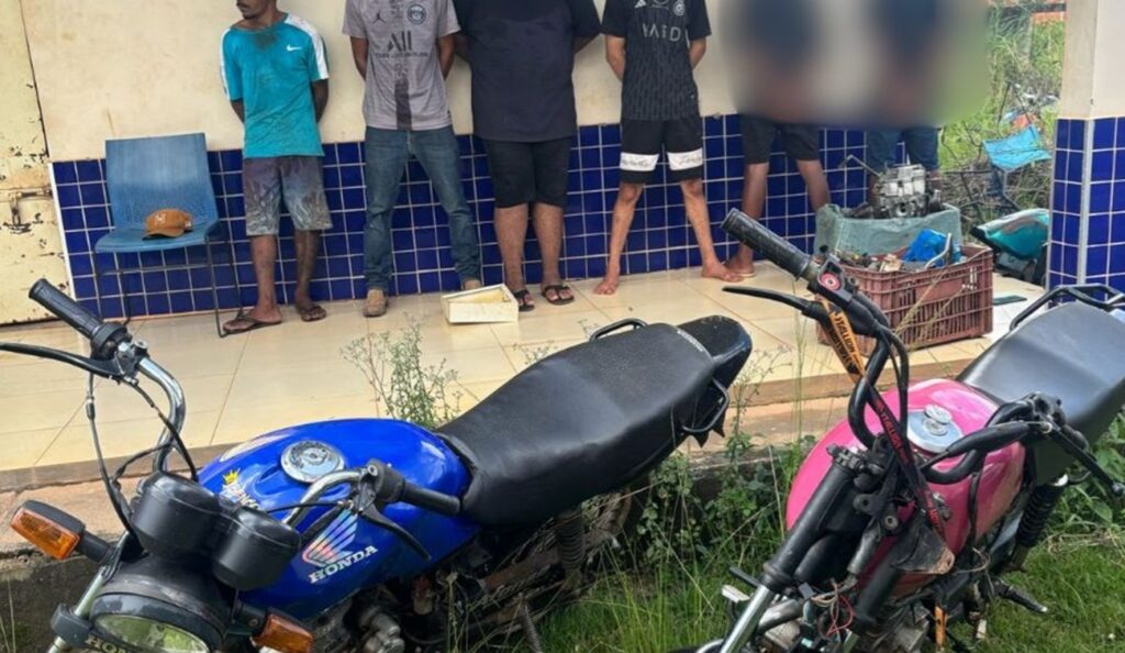 PM descobre desmanche de motocicletas e prende suspeitos em Tucumã
