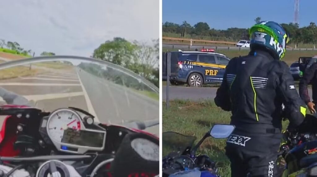 Motociclista chega a quase 300 km/h em rodovia de Goiás