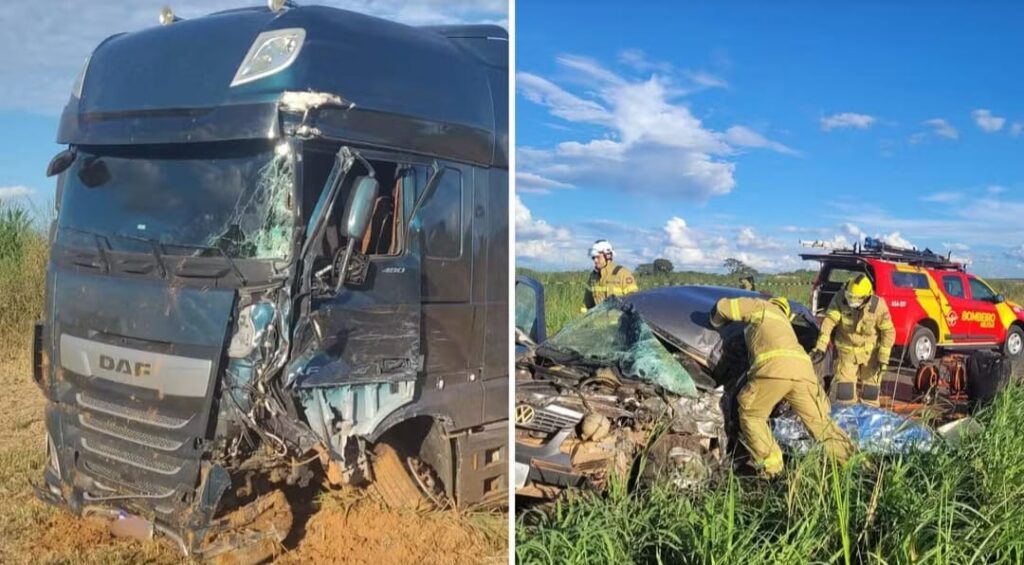 Em GO, Acidente envolvendo duas carretas e três carros mata missionário