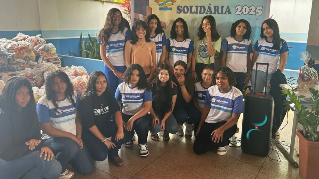 Escola Municipal de Redenção arrecada mais de uma tonelada de alimentos para doação