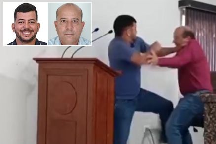 Vereadores trocam socos durante sessão na Câmara de Figueirópolis d’Oeste (MT)