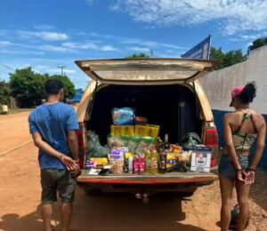 Casal é preso suspeito de roubar supermercado no distrito Bela Vista
