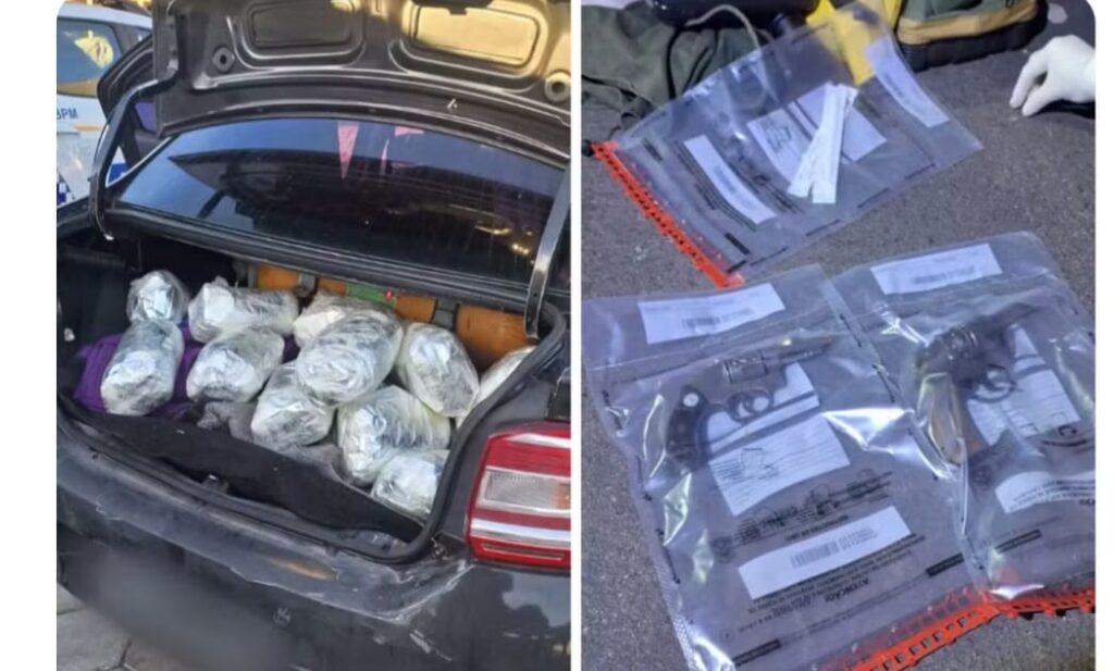 Dois homens morrem em confronto após carro com drogas furar bloqueio em rodovia, diz PM do TO