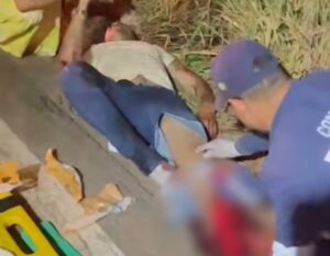 Acidente grave na BR 155 próximo a Pau Dárco