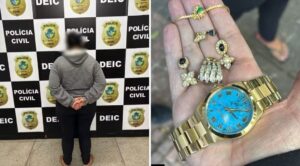 Diarista é presa suspeita de furtar R$ 500 mil em dinheiro e joias dos patrões para sustentar vício em jogos de azar