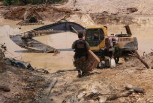 Desintrução na Terra Indígena Kayapó causa prejuízo aos garimpos ilegais no sul do Pará