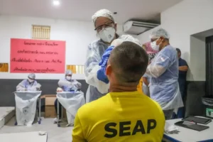 Laboratório de Genética Forense realiza coleta de perfis genéticos de custodiados em 9 municípios do Pará