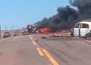 Acidente violento na PA 287 entre Redenção e Conceição do Araguaia