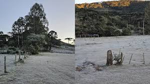 SC registra -5ºC e mais de 10 cidades têm temperaturas negativas