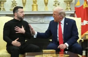 Trump recebe Zelensky e 7 líderes europeus na Casa Branca para discutir guerra na Ucrânia)