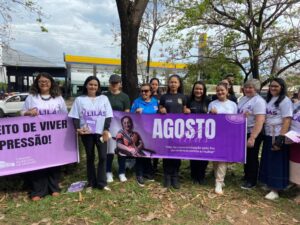 Órgãos de segurança promovem ação pelo Agosto Lilás em Marabá