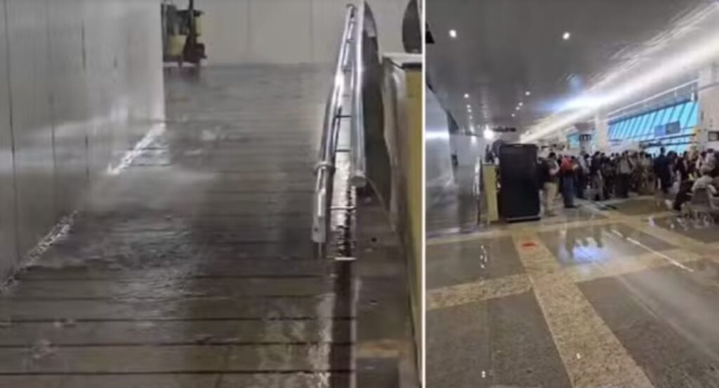 Aeroporto Internacional de Belém sofre alagamento durante obras de R$ 470 milhões para a COP30