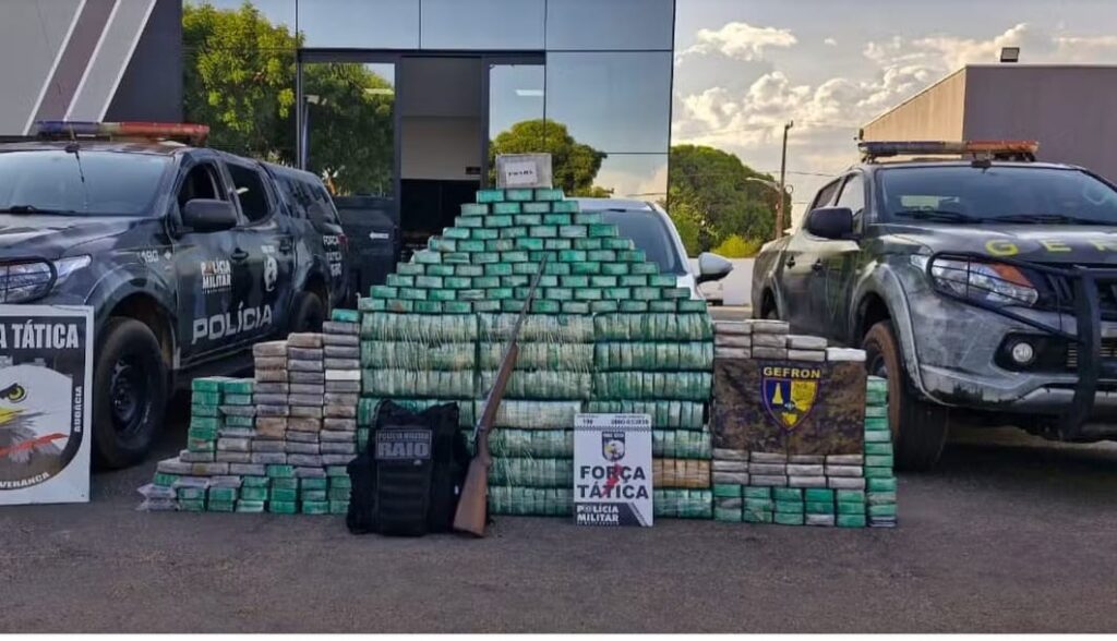 No MT, motorista é preso por guardar mais de 450 quilos de cocaína em depósito