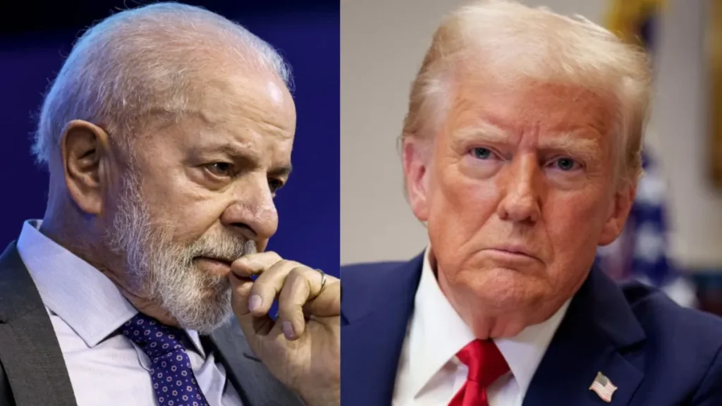 Lula conversa com Donald Trump por videoconferência em meio a tarifaço