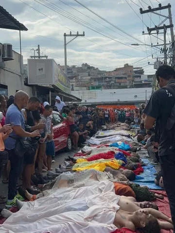 Operação Policial no RJ deixou 121 mortos e prendeu 113 pessoas