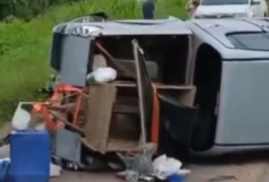 Acidente grave na BR 158 saída de Redenção sentido Santana do Araguaia