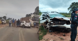 Três pessoas morrem em colisão entre dois carros na BR-155, no sul do PA
