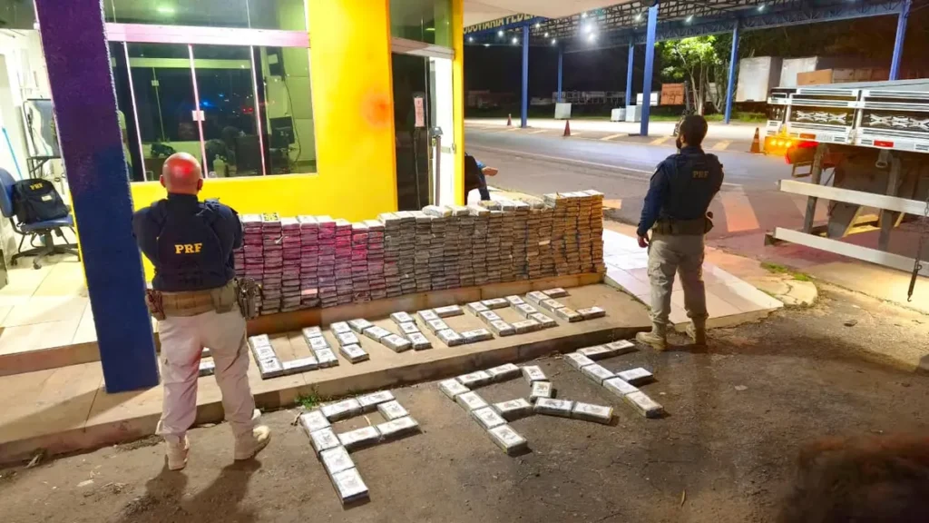 PRF de Guaraí apreende 500Kg de cocaína e gera prejuízo de R$ 30 milhões para o mundo do crime