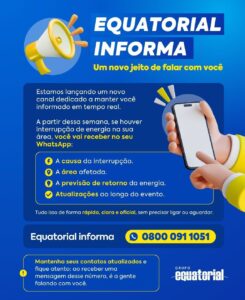 Equatorial: Agora você conta com um novo canal para se manter informado!
