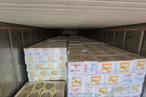 Sefa apreende carga de bebidas escondida sob notas de tinta em Conceição do Araguaia
