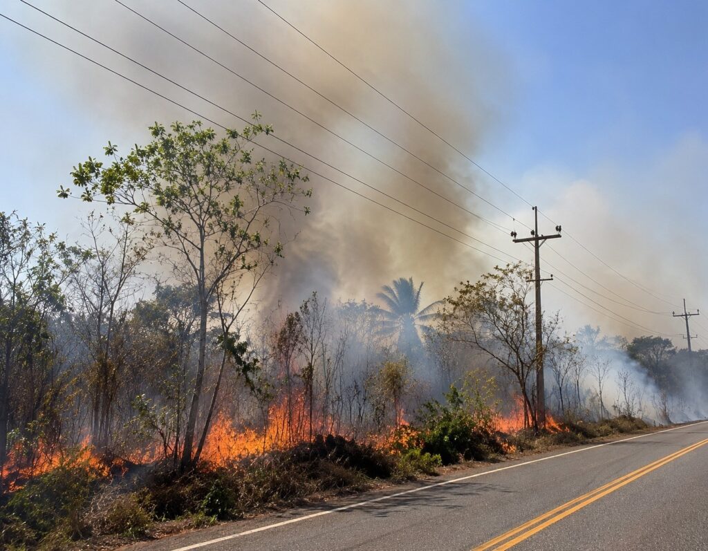 Queimadas já provocaram 720 ocorrências com a rede elétrica no Pará em 2026