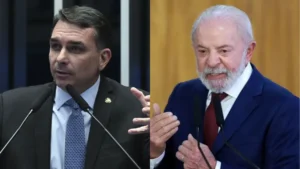 Flávio Bolsonaro e Lula são orientados a mudar postura no último debate
