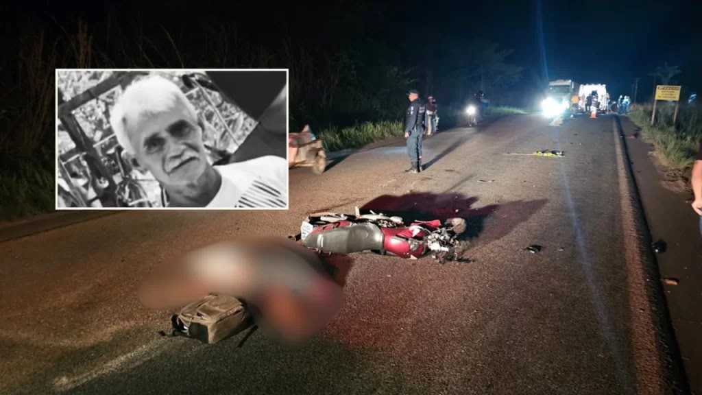 Acidente envolvendo duas motocicletas faz uma vítima fatal em São Geraldo do Araguaia